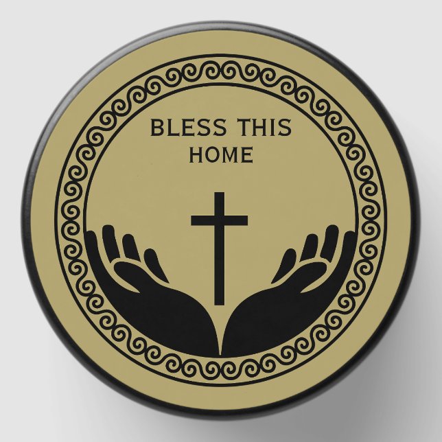 Christian House Blessing Mini Candle Favors (Front)