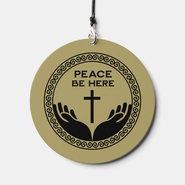 Christian House Blessing Wind Chime (Front)