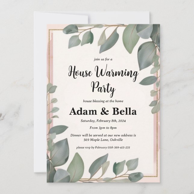 christian housewarming invitation (Front)