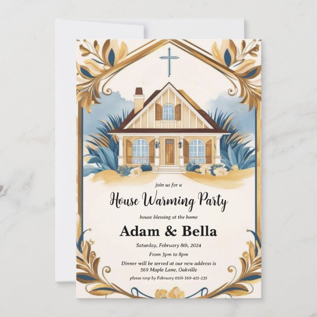 christian housewarming invitation (Front)