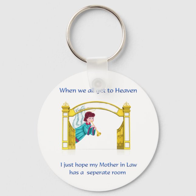 Christian Humor Keychain (Front)