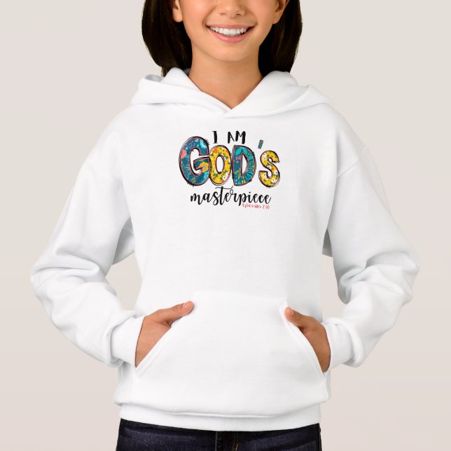 Christian I Am God's Masterpiece  Hoodie (Front)