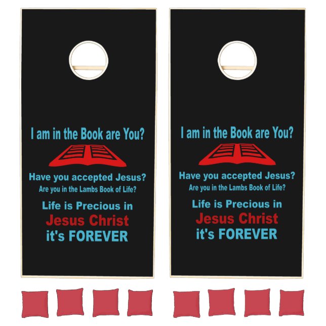 Christian I Am In The Book Are You Cornhole Set (Set)
