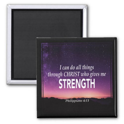 Christian  I CAN DO ALL THINGS  Philippians 413 Magnet