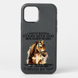 Christian I Would Rather Stand With My God horse c OtterBox Symmetry iPhone 12 Pro Case