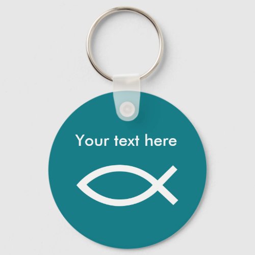 Christian Ichthys Symbol Keychain