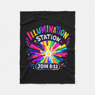 Christian illumination station vbs crew 2026 fleece blanket