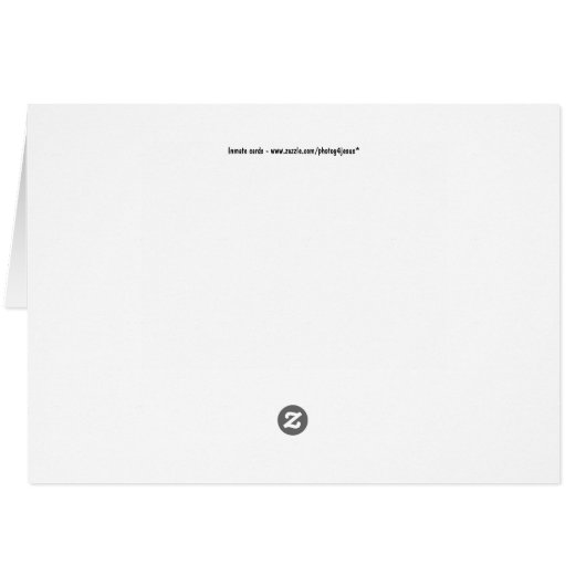 Christian Inmate Card with Gospel message inside (Back Horizontal)