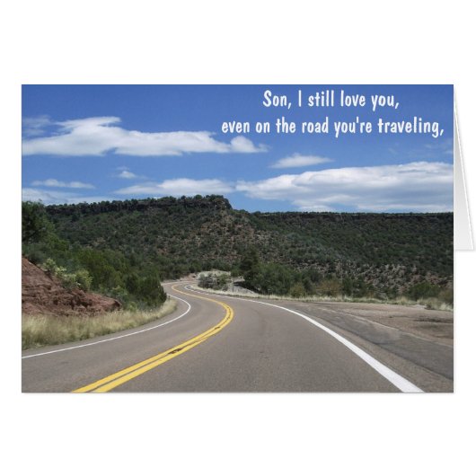 Christian Inmate Card with Gospel message inside (Front Horizontal)