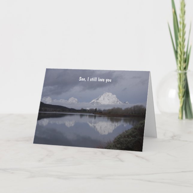 Christian Inmate Card with Gospel message inside (Front)