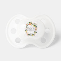 Christian inspirational Art - Hebrews 12:28 Pacifier