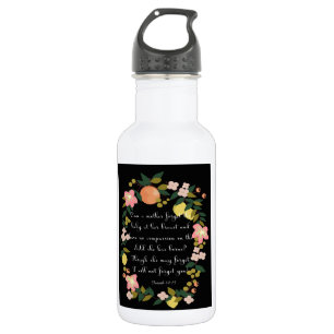 Christian inspirational Art - Isaiah 49:15 Water Bottle