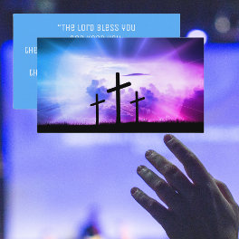 Christian Inspirational Bible Religious Cross Business Card