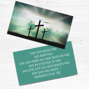 Christian Inspirational Bible Religious Cross Business Card at Zazzle
