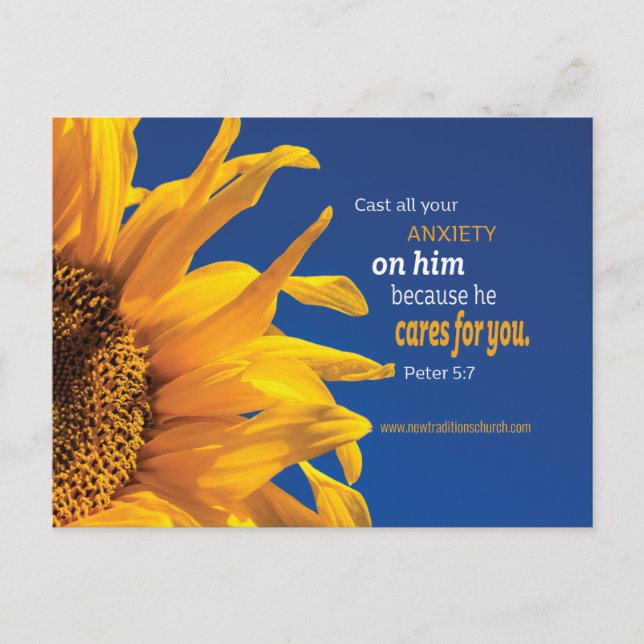 Christian Inspirational Bible Verse Church Invite (Front)