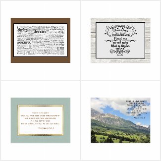 Christian / Inspirational / Bible Verse Postcards
