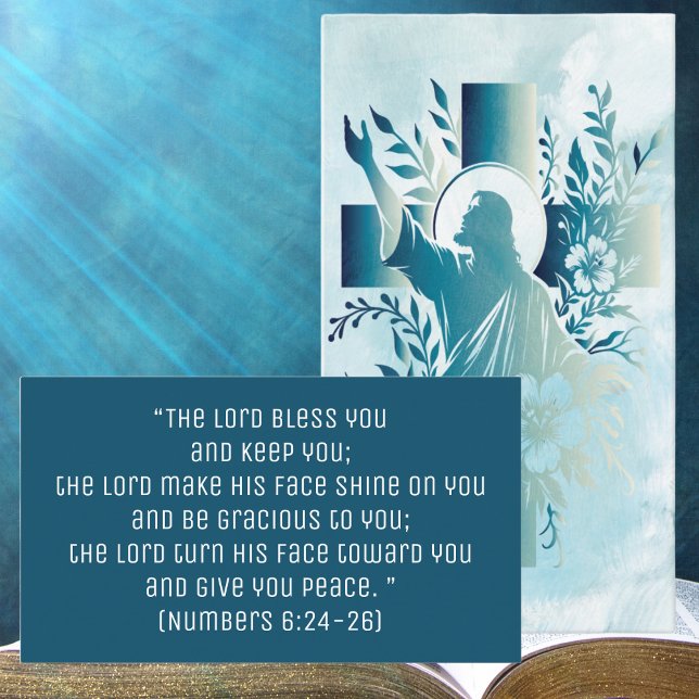 Christian Inspirational Cross Religious Bible Business Card (Christian Bible Quote Cards to hand out and spread the words of inspiration. )