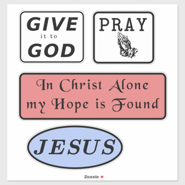 Christian Inspirational Pack Sticker (Sheet)