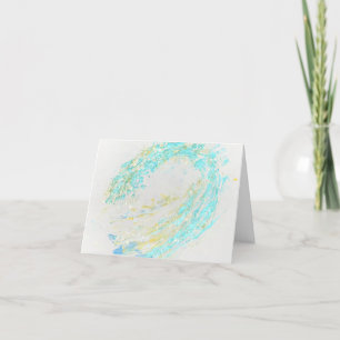 Christian inspirational prophetic art print letterpress thank you card