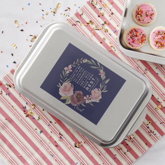 Christian inspirational Scripture Verse Cake Pan (In Situ)