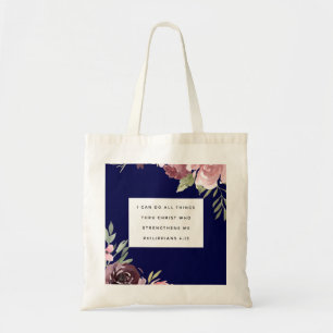 Christian Inspirational Scripture Verse Tote Bag