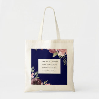 Christian Inspirational Scripture Verse Tote Bag