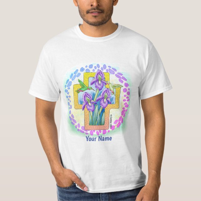 christian Iris Cross  t-shirt (Front)