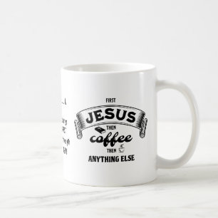 Christian JESUS AND COFFEE Coffee Mug