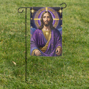 Christian Jesus Christ Christmas Garden Flag