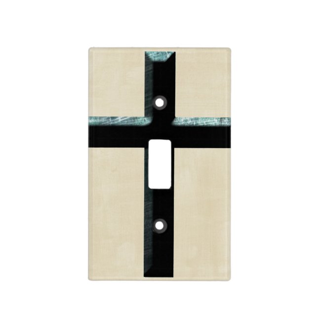 Christian Jesus Cross Light Switch Cover (Front)