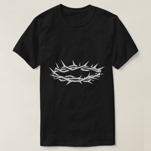Christian Jesus Crown Of Thorn Good Friday Easter T_Shirt