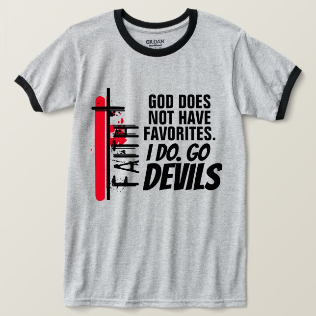 Christian Jesus Faith Abstract Cross Sports Design T-Shirt (Design Front)