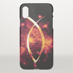 Christian Jesus Fish Faith Love Religious iPhone X Case