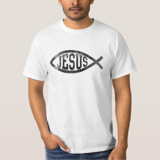 Christian Jesus Fish, Retro Ichthys T-Shirt