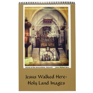 Christian Jesus Holy Land Religious Sacred Sites Calendar