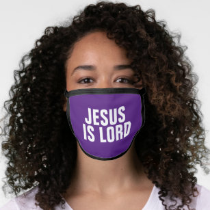CHRISTIAN JESUS IS LORD Face Masks