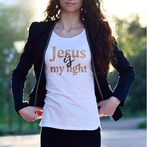 Christian Jesus is my light _ Psalm 27 T_Shirt