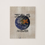 Christian Jesus Is The Answer Jigsaw Puzzle at Zazzle