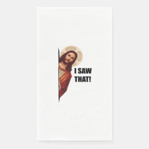 Christian Jesus is Watching you, Jesus I Saw That Paper Guest Towels