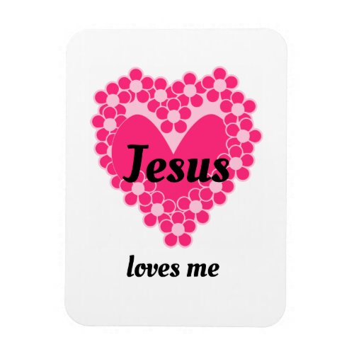 Christian Jesus Loves Me Magnet