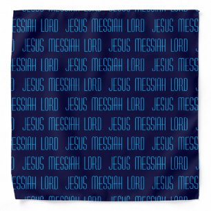 Christian JESUS MESSIAH LORD Customizable Bandana