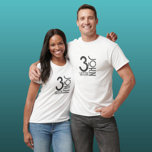 Christian John 3:16 Bible Verse Distressed T-Shirt