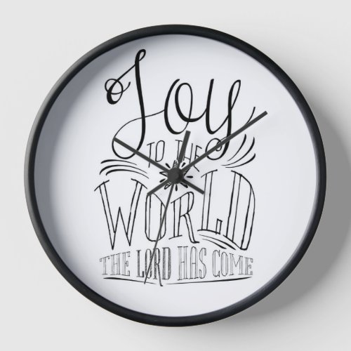 Christian Joy the the World Christmas Clock