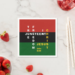 Christian JUNETEENTH Napkins
