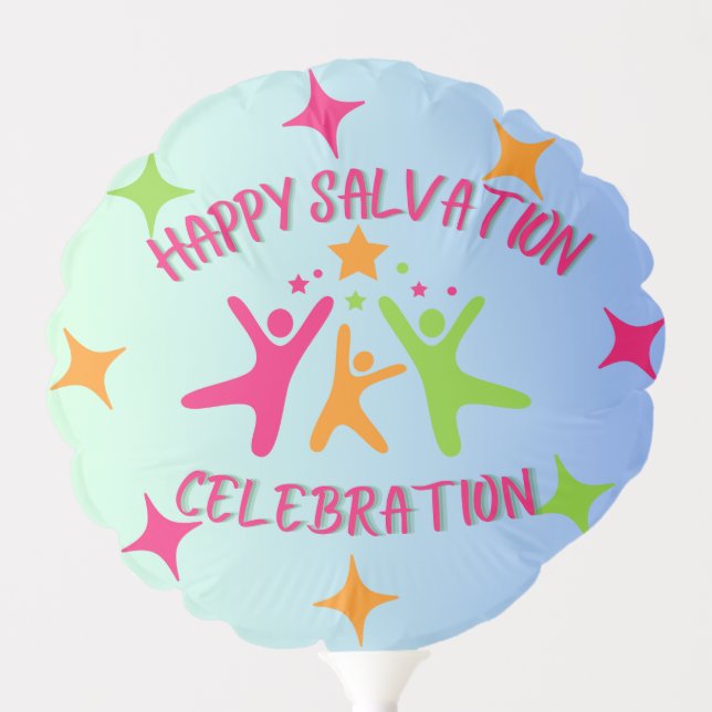 Christian kids birthday party balloon (Front)