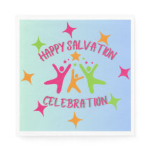 Christian kids birthday party napkins