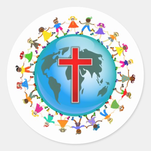 Christian Kids Classic Round Sticker