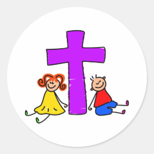 Christian Kids Classic Round Sticker