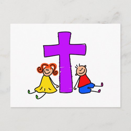 Christian Kids Postcard