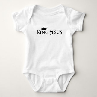 Christian King Jesus Cross and Crown Baby Gift Baby Bodysuit